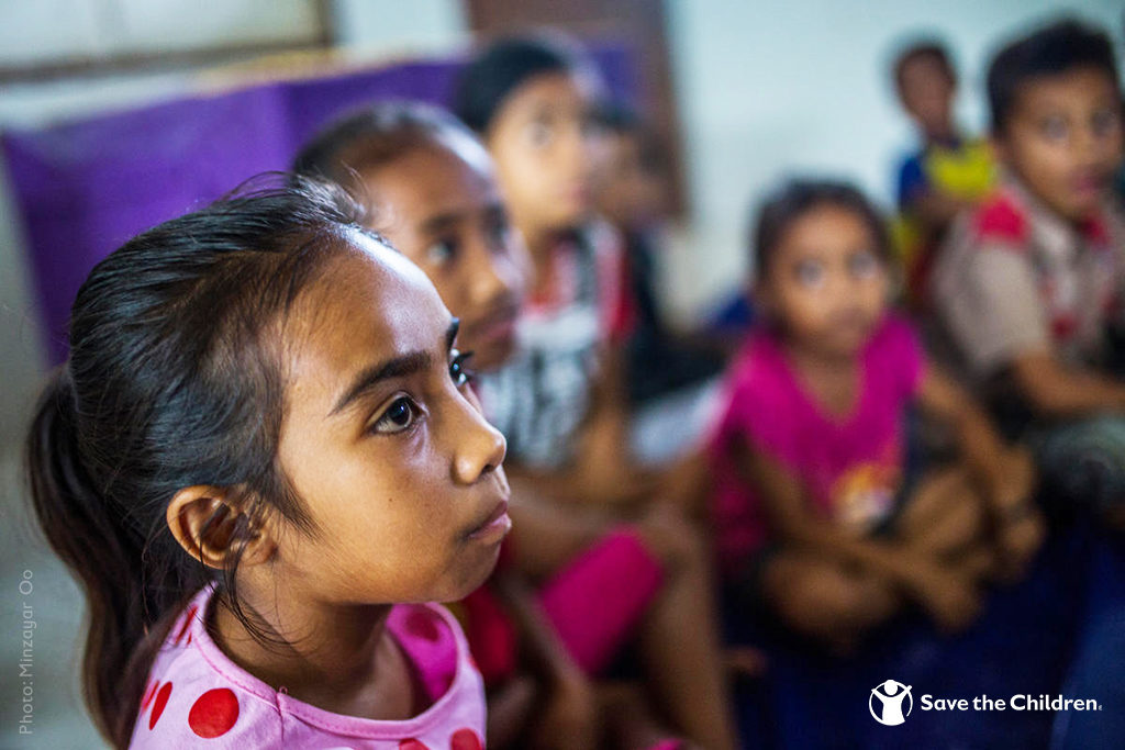 Save the Children supports child literacy around the world.